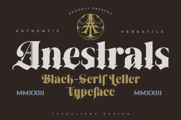 Anestrals Font - Featured Image