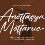 Anettasya Mottarue Font - Featured Image