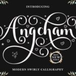 Angcham Font - Featured Image