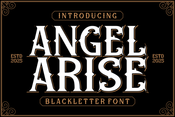 Angel Arise Font - Featured Image