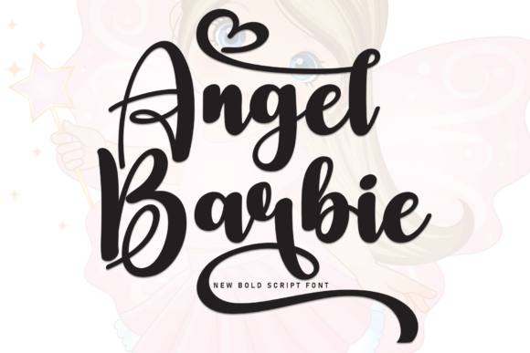 Angel Barbie Font - Featured Image