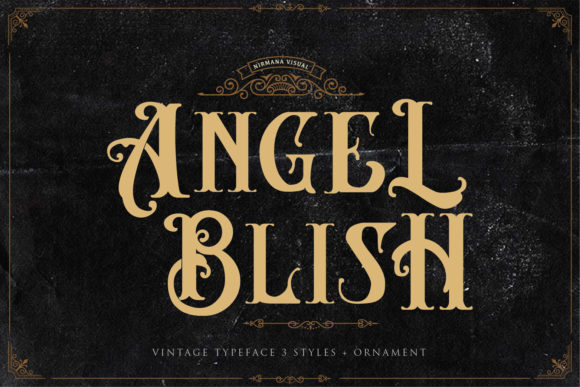 Angel Blish Family Font - Featured Image