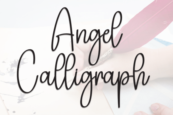 Angel Calligraph Font - Featured Image