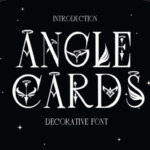 Angel Cards Font - Featured Image