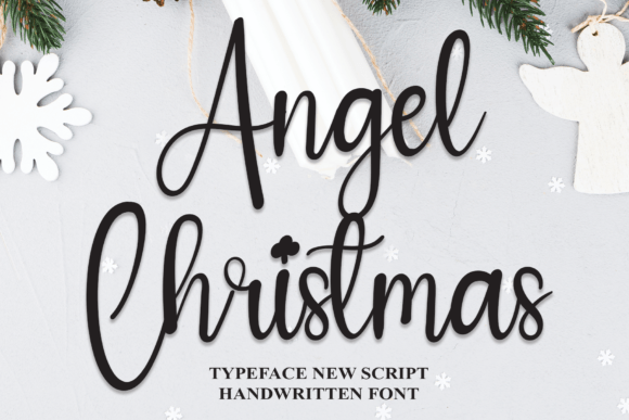 Angel Christmas Font - Featured Image