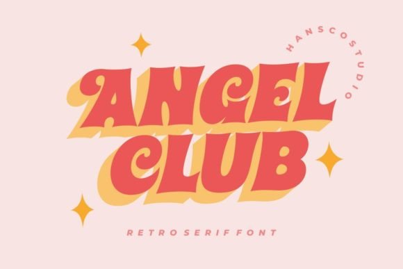 Angel Club Font - Featured Image