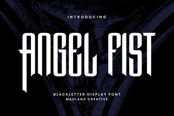 Angel Fist Font - Featured Image