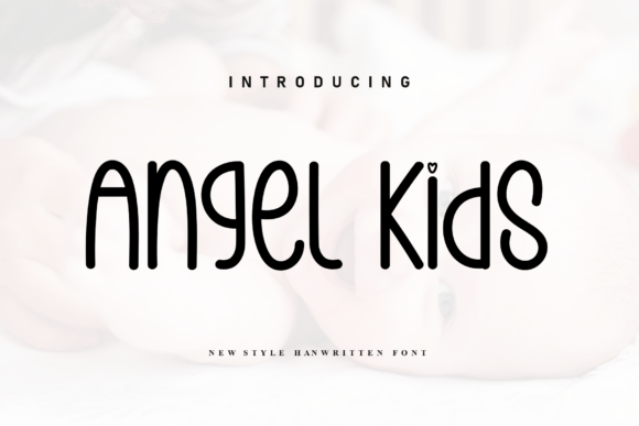 Angel Kids Font - Featured Image