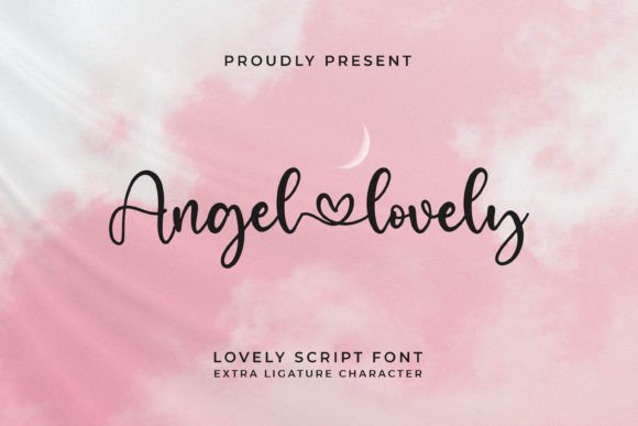 Angel Lovely Font - Featured Image