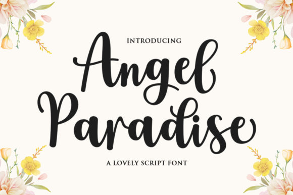 Angel Paradise Font - Featured Image