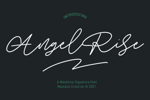 Angel Rise Font - Featured Image