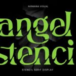 Angel Stencil Font - Featured Image
