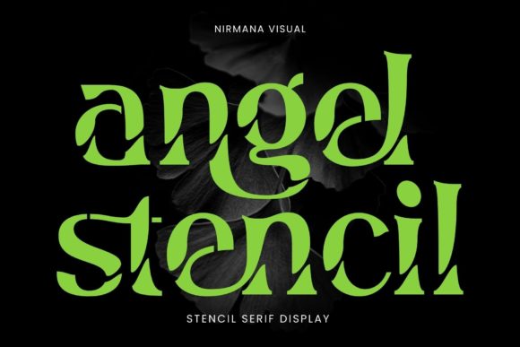 Angel Stencil Font - Featured Image
