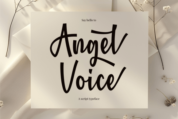 Angel Voice Font - Featured Image