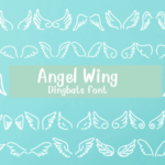 Angel Wing Font - Featured Image