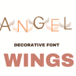 Angel Wings Font - Featured Image