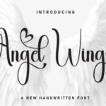 Angel Wings Font - Featured Image