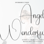Angel Wonderful Font - Featured Image