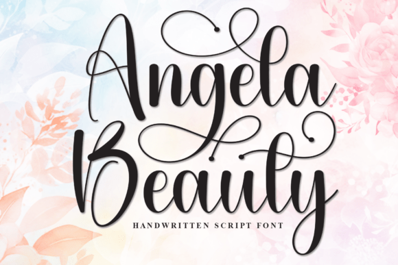 Angela Beauty Font - Featured Image
