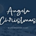 Angela Christmas Font - Featured Image