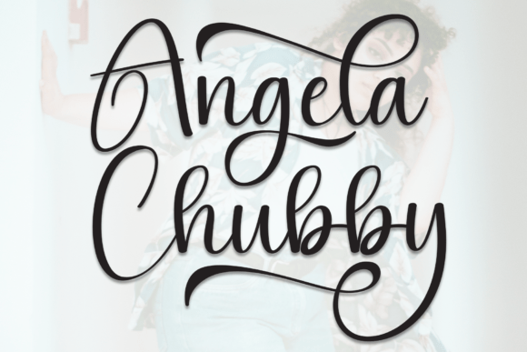 Angela Chubby Font - Featured Image