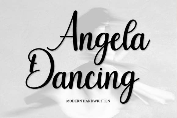 Angela Dancing Font - Featured Image
