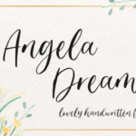 Angela Dream Font - Featured Image
