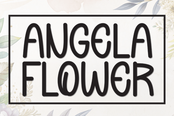 Angela Flower Font - Featured Image