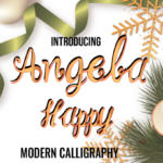 Angela Happy Font - Featured Image