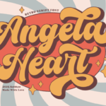 Angela Heart Font - Featured Image