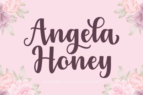 Angela Honey Font - Featured Image