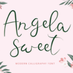 Angela Sweet Font - Featured Image