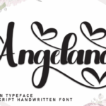 Angeland Font - Featured Image