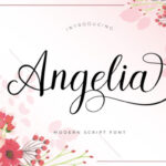Angelia Script Font - Featured Image