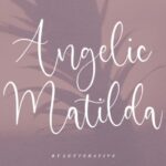 Angelic Matilda Font - Featured Image