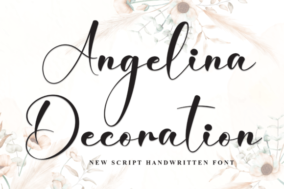 Angelina Decoration Font - Featured Image