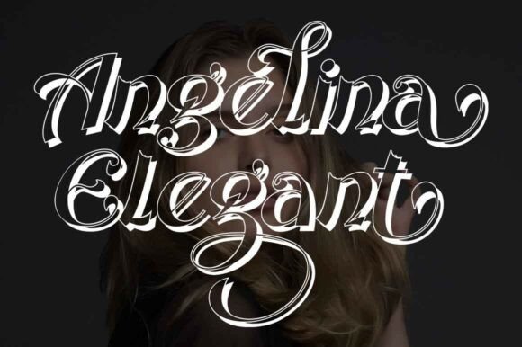Angelina Elegant Font - Featured Image