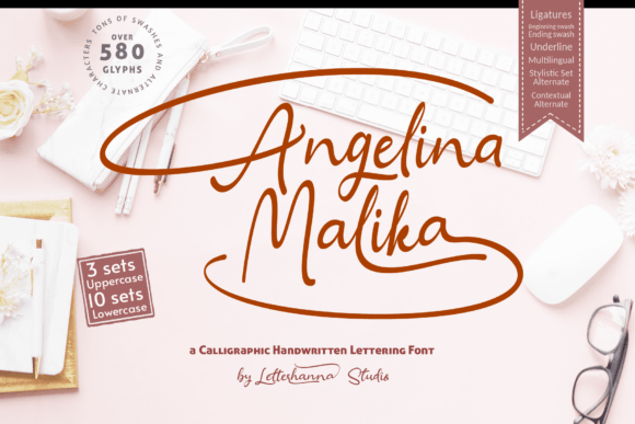 Angelina Malika Font - Featured Image