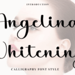Angelina Whitening Font - Featured Image