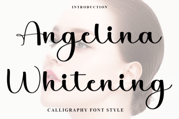 Angelina Whitening Font - Featured Image