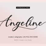 Angeline Font - Featured Image
