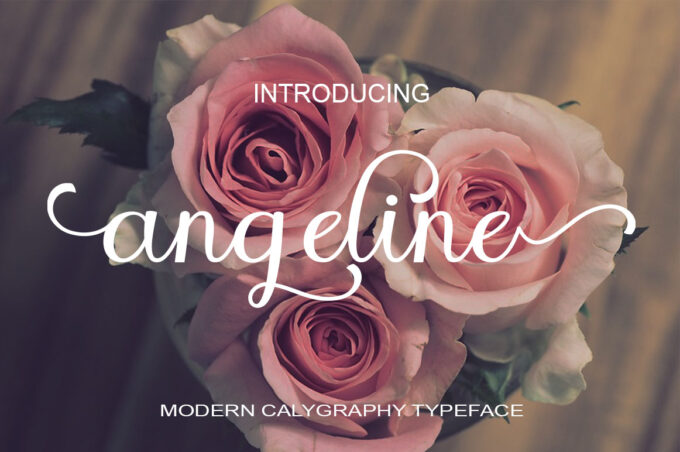 Angeline Font - Featured Image