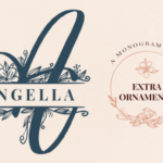 Angella Monogram Font - Featured Image