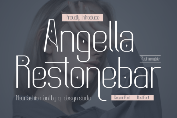 Angella Restonebar Font - Featured Image
