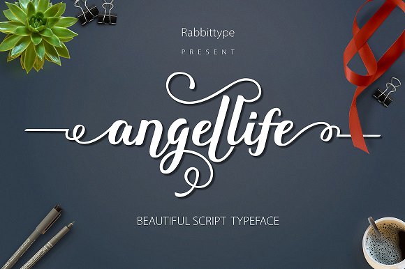 Angellife Beauty Font - Featured Image