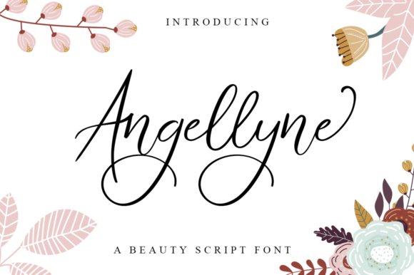 Angellyne Script Font - Featured Image
