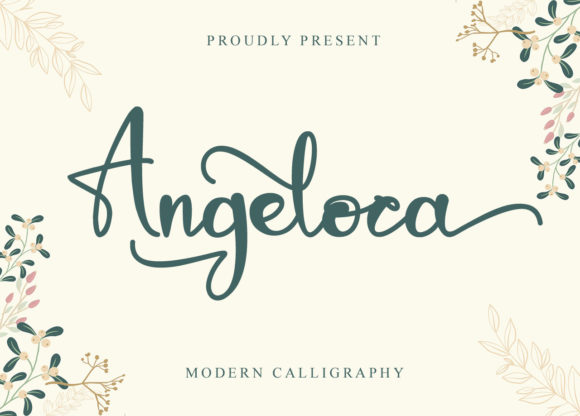 Angeloca Font - Featured Image