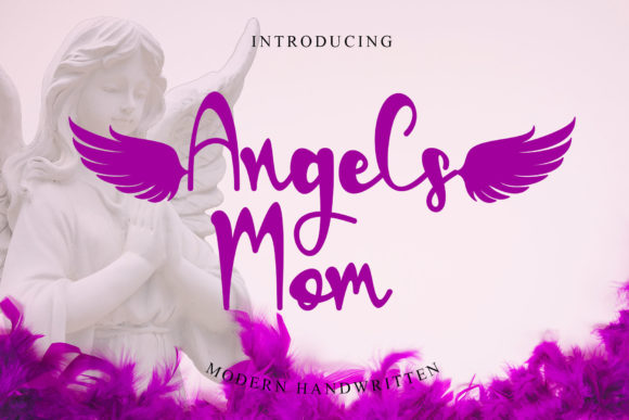 Angels Mom Font - Featured Image