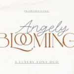 Angely Blooming Font - Featured Image