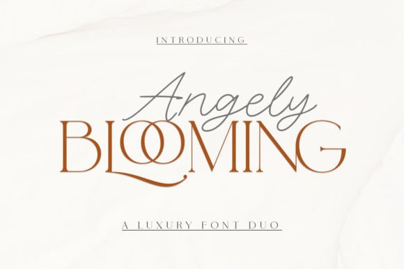 Angely Blooming Font - Featured Image